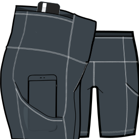 Moldes de confeccion para DAMA Shorts Short 7516